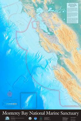 Monterey Bay National Marine Sanctuary Map