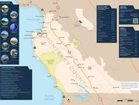 Monterey County Tourist Map