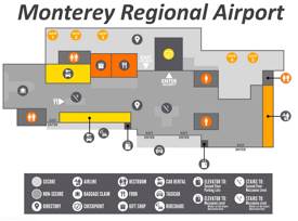 Monterey Regional Airport Map
