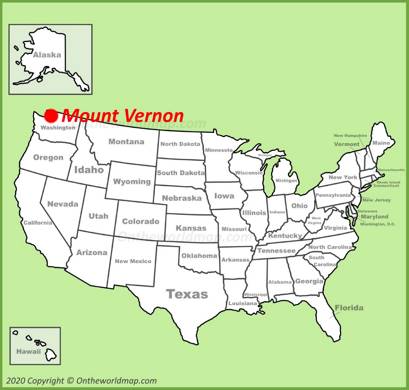 Mount Vernon WA Location Map