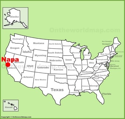 Napa Location Map