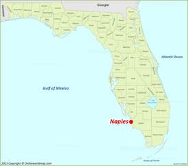 Naples Location On The Florida Map