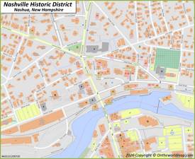 Nashua Nashville Historic District Map