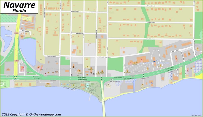 Downtown Navarre Map