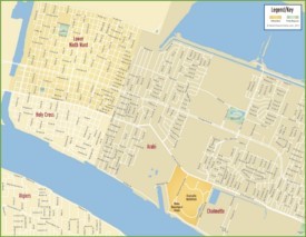 New Orleans Ninth Ward map