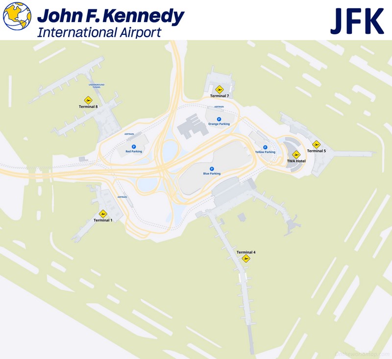 JFK Airport Map