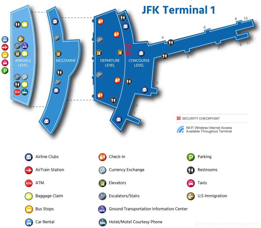 Jfk Terminal 1 