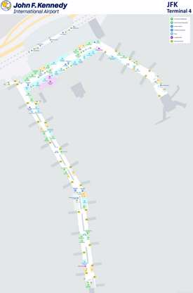 JFK Airport Terminal 4 Map