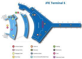 JFK Airport Terminal 5 Map