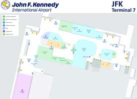 JFK Airport Terminal 7 Map