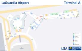 LaGuardia Airport Terminal A Map