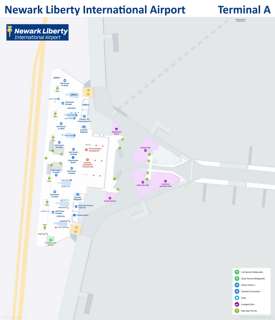 Newark Airport Terminal A Map