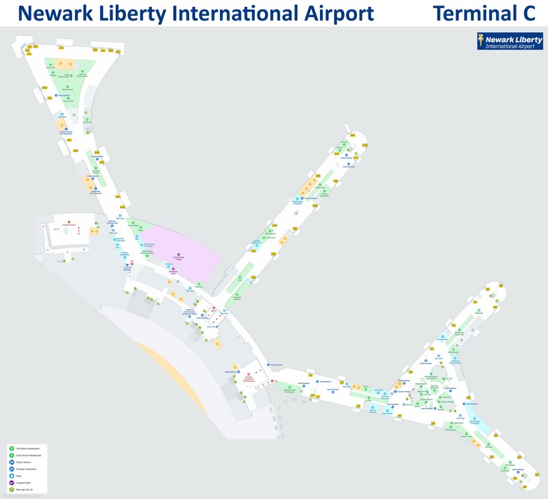 Newark Airport Terminal C Map