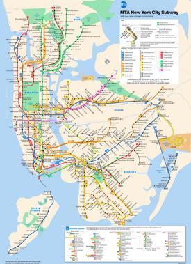 New York subway map