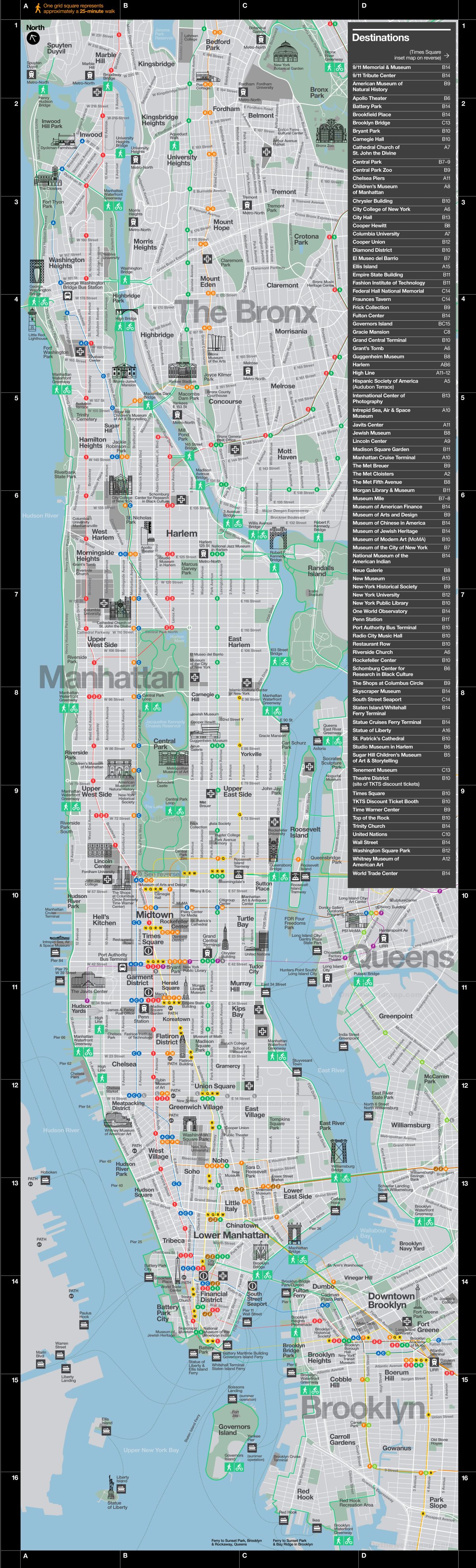 New York City Tourist Map 8025 | Hot Sex Picture
