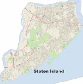 Staten Island street map