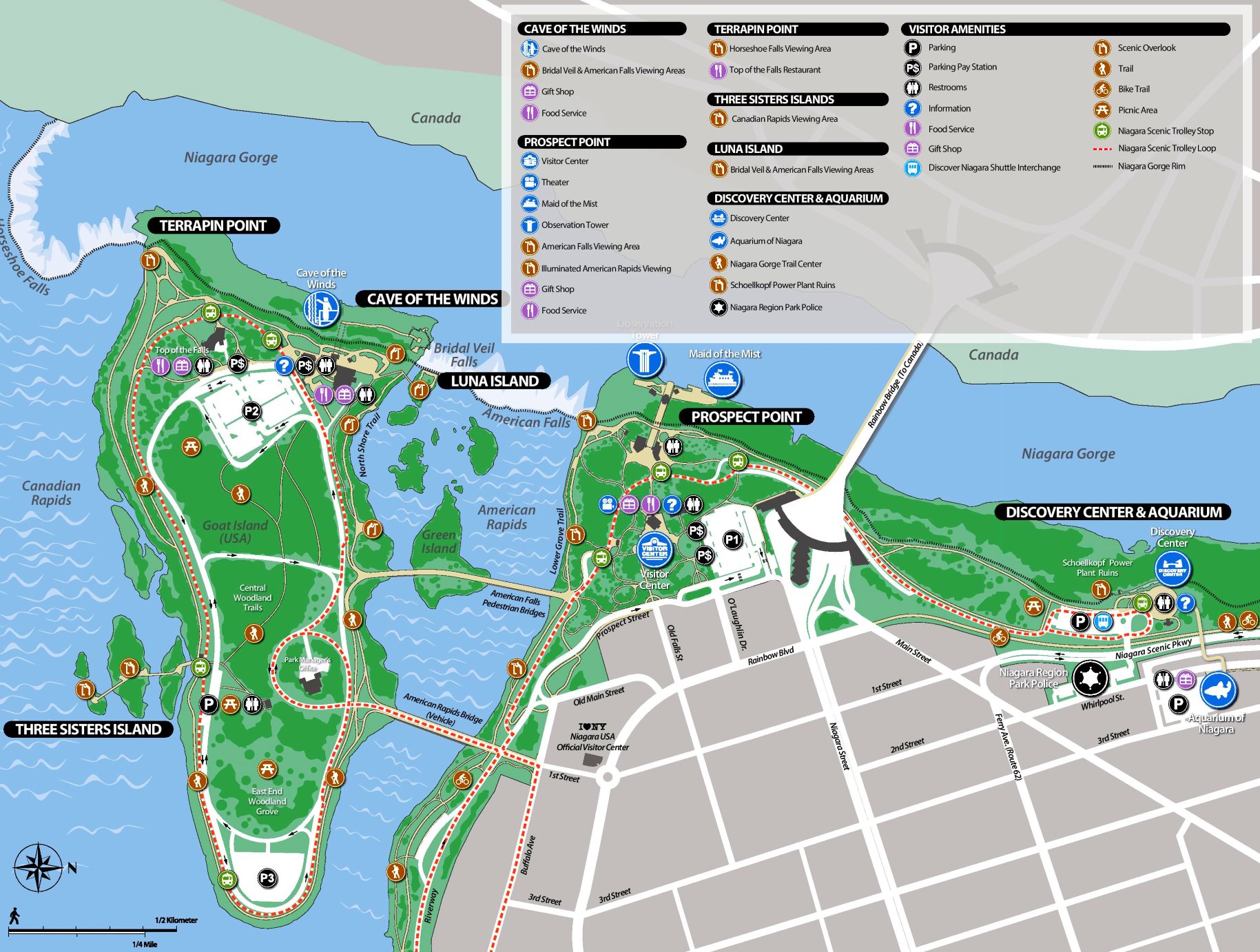 Niagara Parks Map