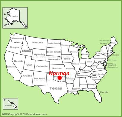 Norman Location Map