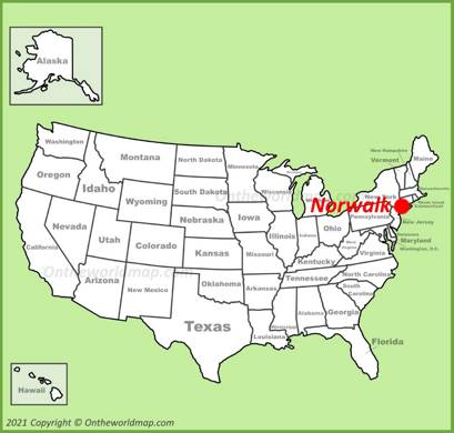 Norwalk Location Map
