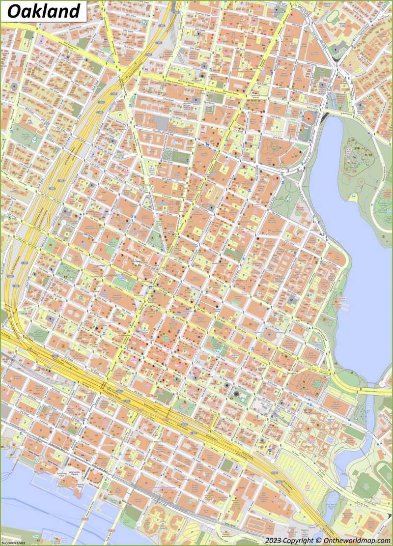 Downtown Oakland Map