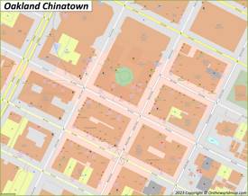 Oakland Chinatown Map
