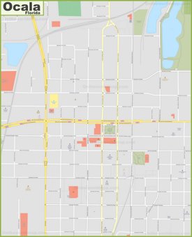 Ocala Downtown Map