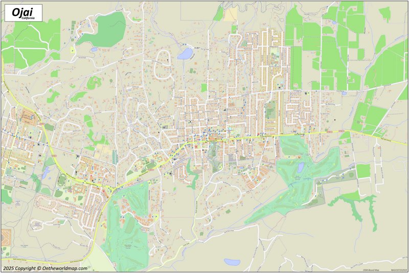 Map of Ojai