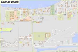 Orange Beach Downtown Map