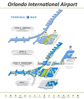 Orlando Airport Terminal C Map