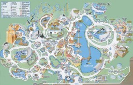 Orlando Seaworld map