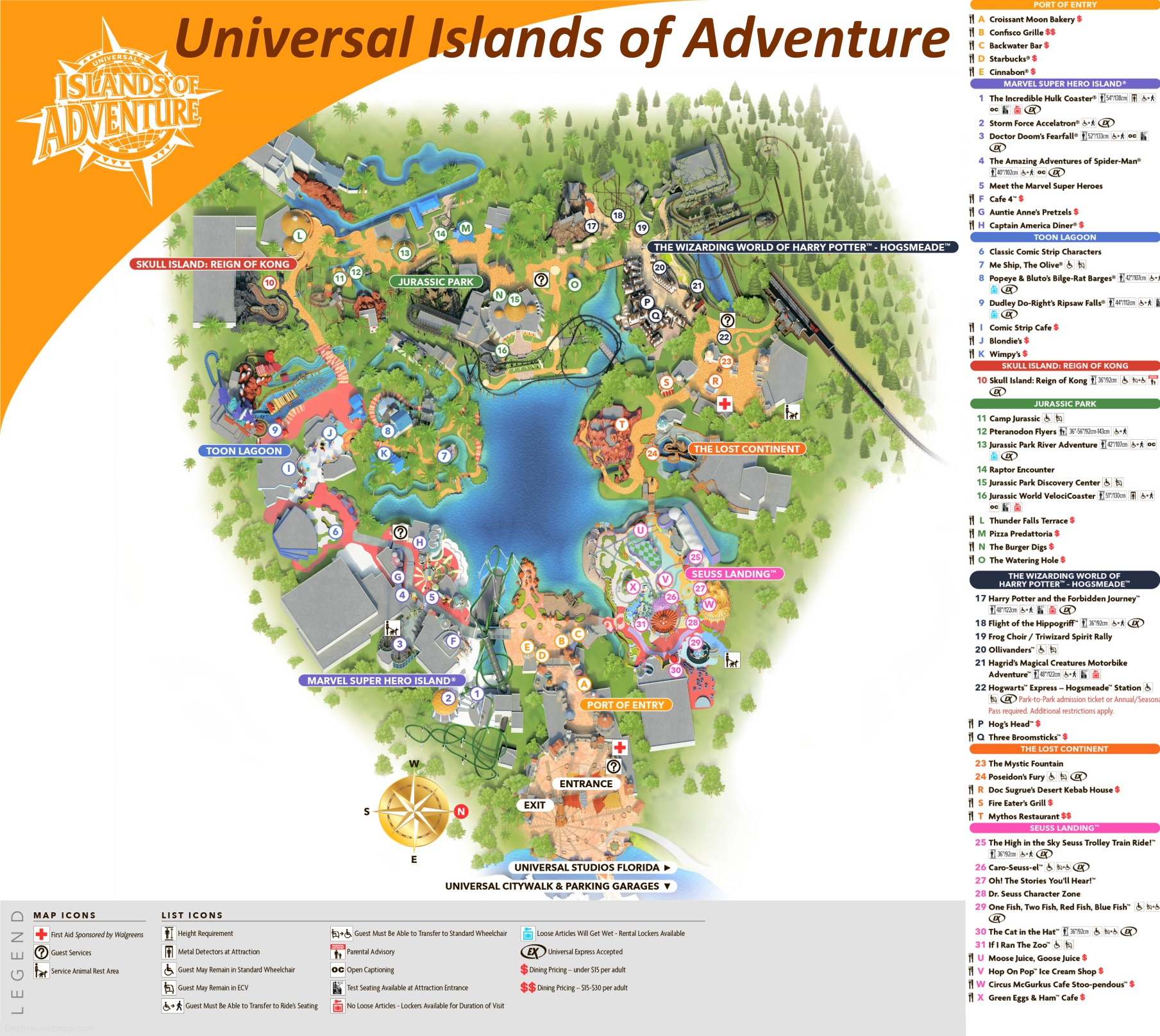 Mapa de Islands of Adventure Orlando by HOLAFLORIDA.CO - Issuu