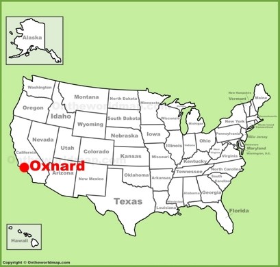 Oxnard Location Map