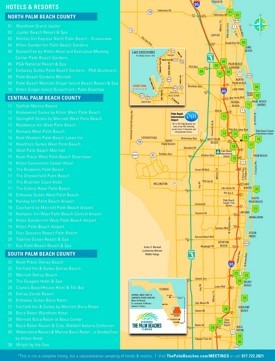 Palm Beach hotel map