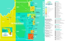 Palm Beach tourist attractions map