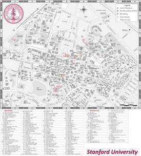 Stanford University Campus Map