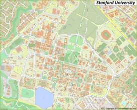 Stanford University Map