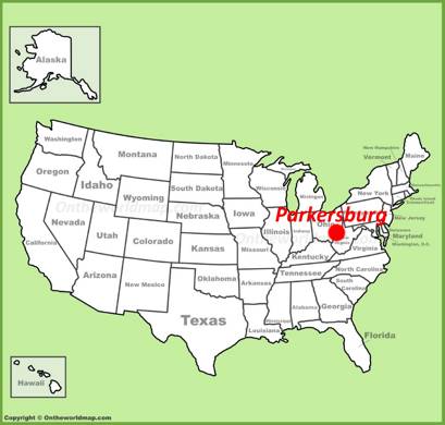 Parkersburg Location Map