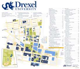 Drexel University City Campus Map
