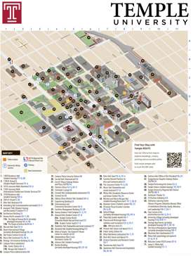 Temple University Main Campus Map