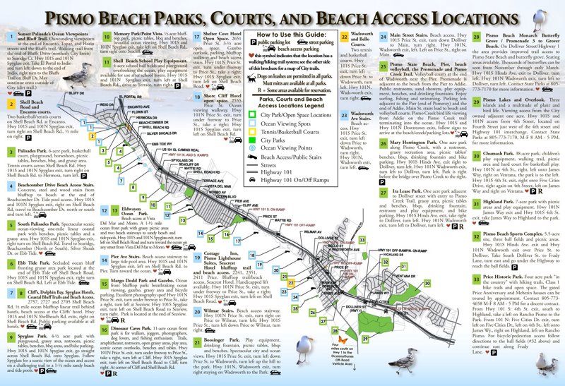 Pismo Beach Parks Map