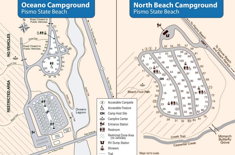 Pismo State Beach Map