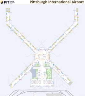 Pittsburgh Airport Maps