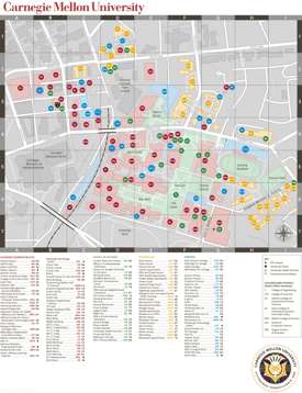 Carnegie Mellon University Campus Map