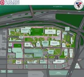 Duquesne University Campus Map
