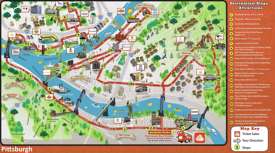 Pittsburgh Tourist Attractions Map