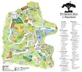 Pittsburgh Zoo map