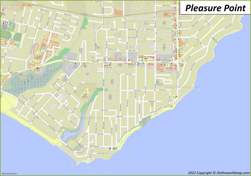Map of Pleasure Point