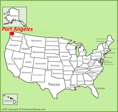 Port Angeles Location Map