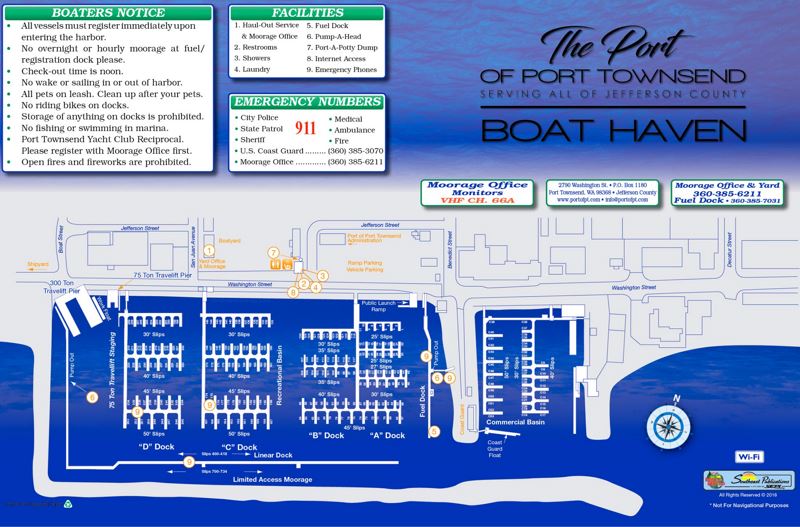 Map of Port of Port Townsend