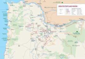Greater Portland map
